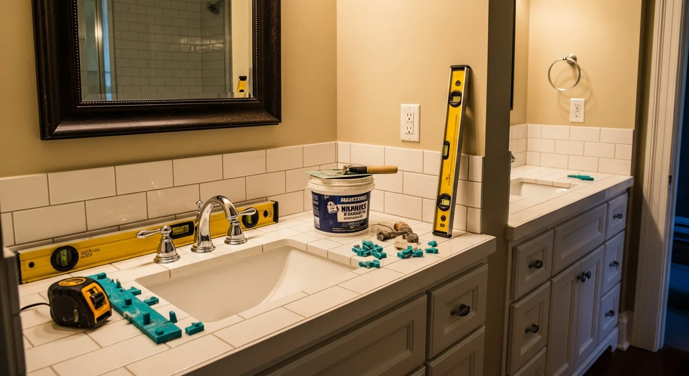 General contractor team working on home remodeling project